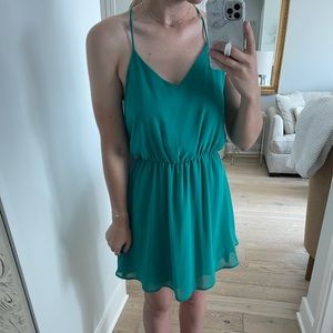 Green Halter Sundress